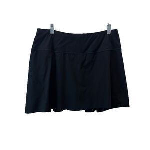 Calia Women's Mini Skirt Skort Gym Size L Black Athletic Pockets Pickleball
